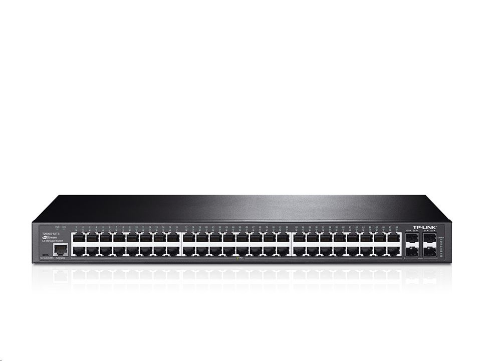 TP-Link T2600G-52TS (TL-SG3452) 48 portos + 4 SFP L2 Managed switch TP-Link T2600G-52TS (TL-SG3452) 48 portos + 4 SFP L2 Managed switch