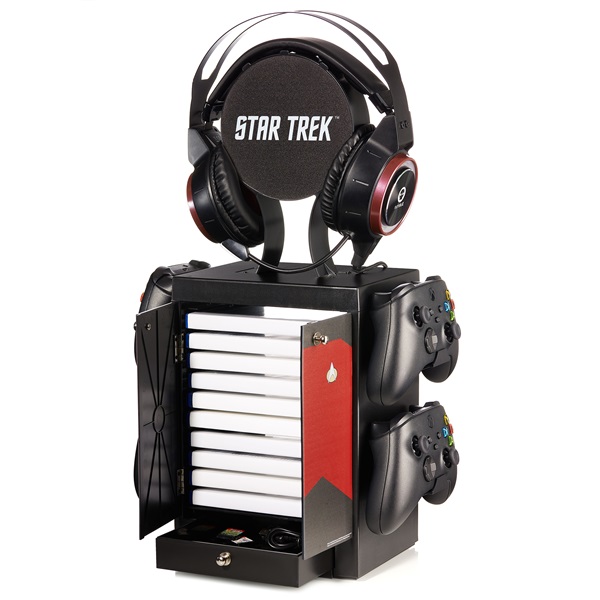 NUMSKULL PS5/XBOX Series Star Trek játéktartó szekrényes állvány Piros
