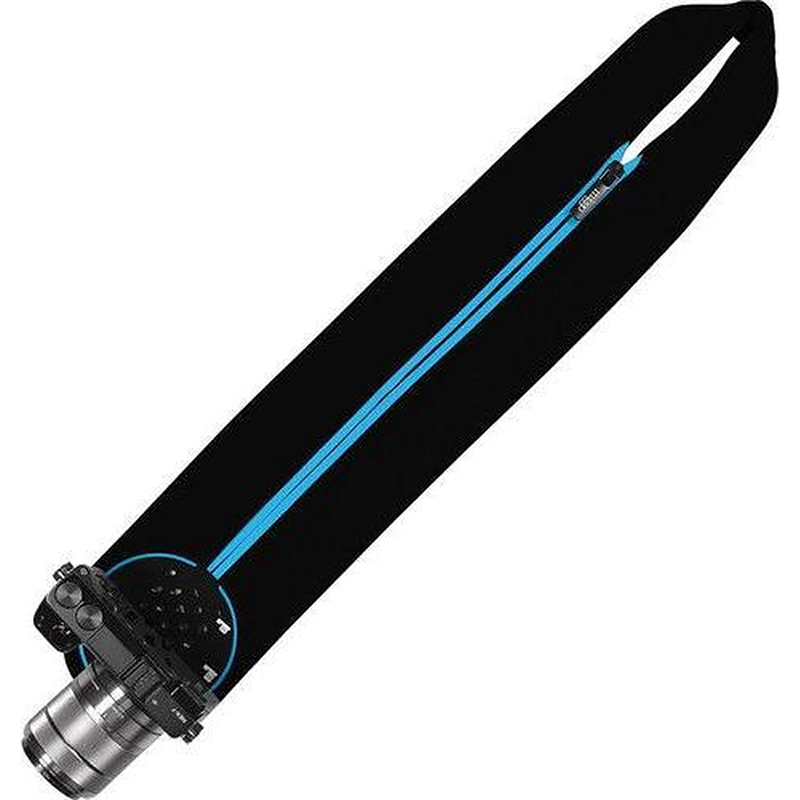 Miggö párnázott nyakpánt és védőburkolat MILC méretű gépekhez, fekete/kék