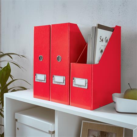 LEITZ Click&Store PP/karton 95 mm Iratpapucs Piros