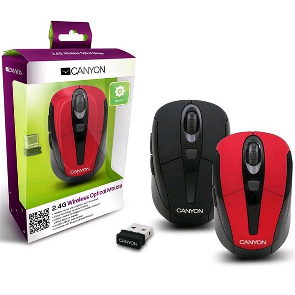 Canyon CNR-MSOW06B Wireless Optikai egér fekete Canyon CNR-MSOW06B Wireless Optikai egér fekete