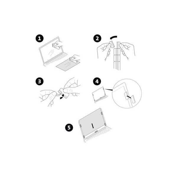 KENSINGTON Monitorszűrő (2-way Removable Privacy Screen Filter for 16" Laptops 16:10)