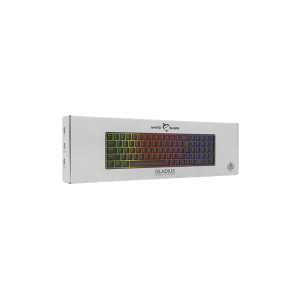 WHITE SHARK WS GK-001114B GLADIUS membrán billentyűzet angol   