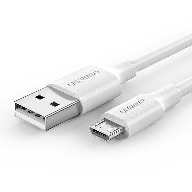 UGREEN USB-A - USB Mikro kábel QC 3.0 2.4A 1.5m fehér (60142) UGREEN USB-A - USB Mikro kábel QC 3.0 2.4A 1.5m fehér (60142)