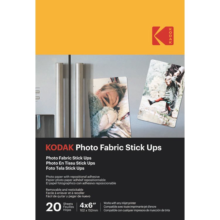 KODAK Photo Fabric felragasztható felületű papír  visszaszedhető  10x15 cm 20db