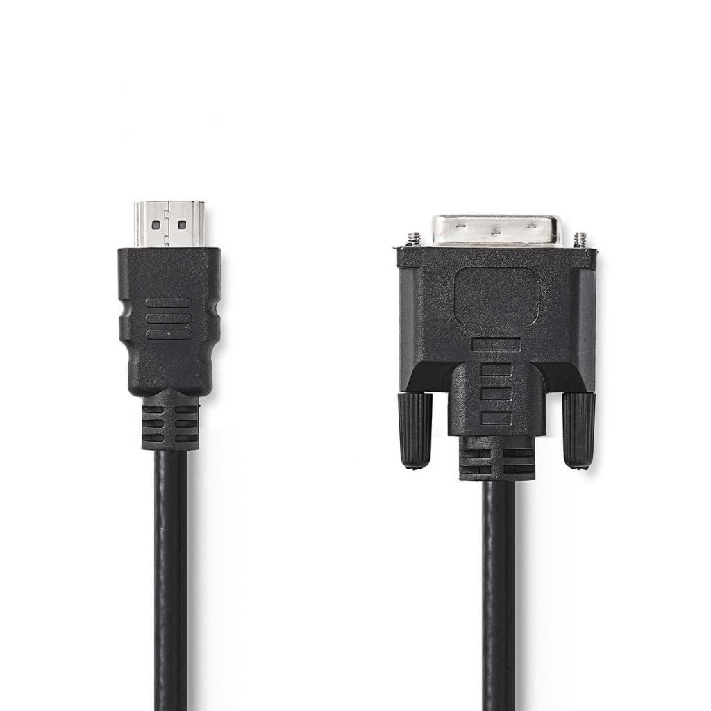 Nedis HDMI - DVI kábel 3.0 m fekete (CCGP34800BK30)