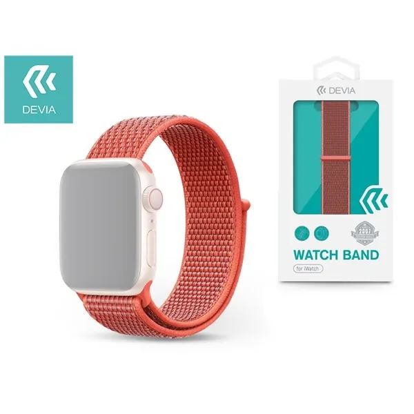 Devia ST325229 Apple Watch sport óraszíj nektarin színű