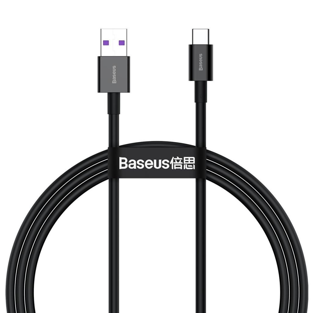Baseus Superior USB-USB-C kábel, 66W, 1m, fekete (CATYS-01) Baseus Superior USB-USB-C kábel, 66W, 1m, fekete (CATYS-01)