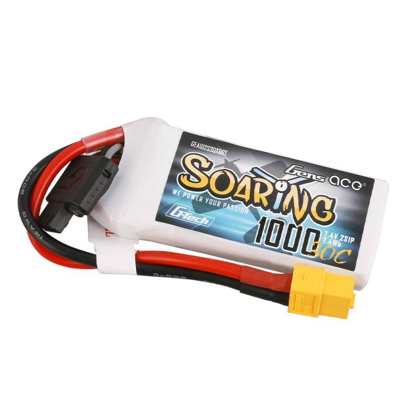 Gens AceG-Tech Soaring 1000mAh 7.4V 30C 2S1P XT60 akkumulátor Gens AceG-Tech Soaring 1000mAh 7.4V 30C 2S1P XT60 akkumulátor