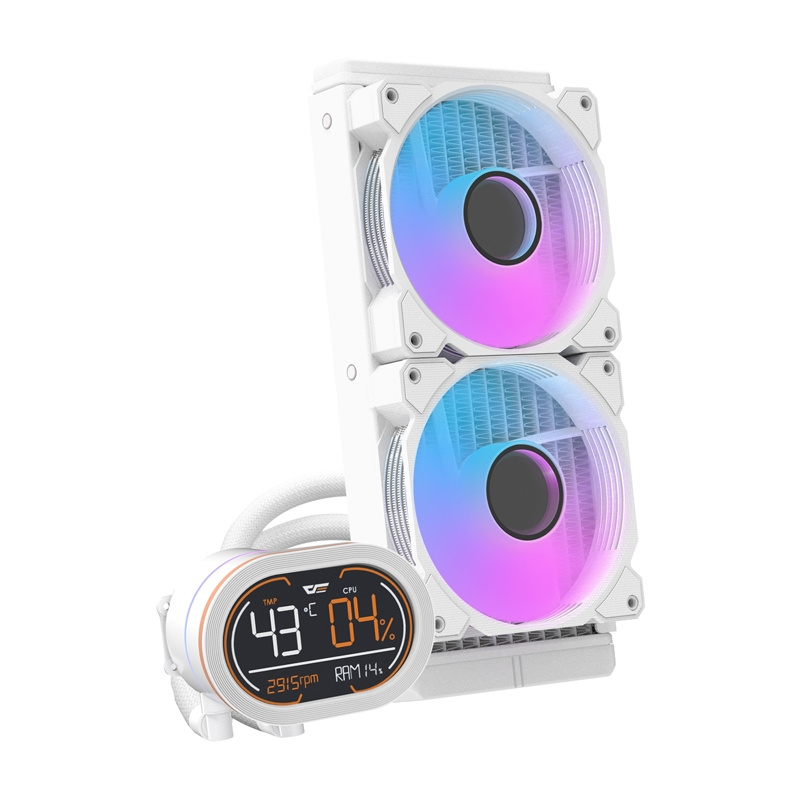 Darkflash DH240D CPU vízhűtő Fehér 
