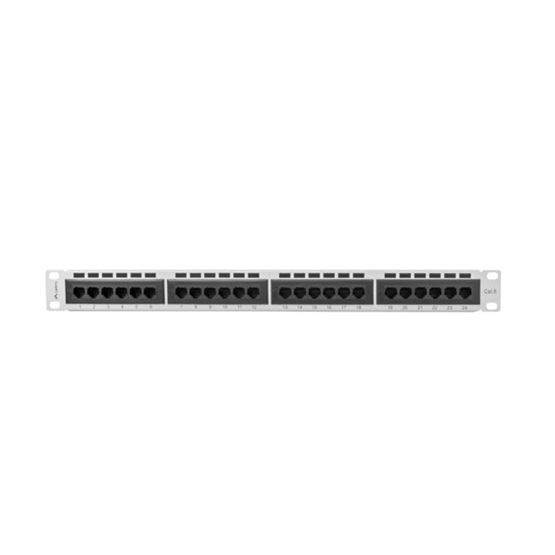 Lanberg 24-port Patch Panel 1U Grey