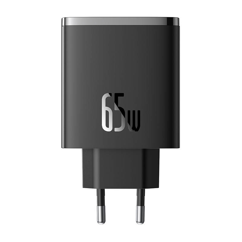 Wall charger Baseus OS-Cube Pro 2xUSB-C + USB, 65W (black) Wall charger Baseus OS-Cube Pro 2xUSB-C + USB, 65W (black)