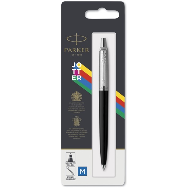 Parker Royal 2096873 Jotter Original BL ezüst klipszes fekete golyóstoll Parker Royal 2096873 Jotter Original BL ezüst klipszes fekete golyóstoll