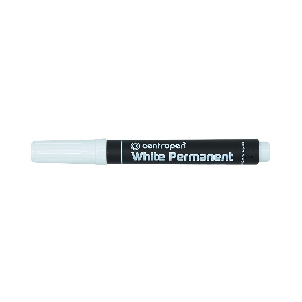 Centropen Rostirón, filctoll, vízbázisú 2,5mm, kerek hegyű,  8586 fehér (A-585860100)