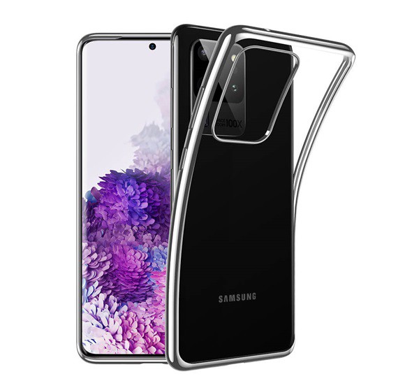 ESR ESSENTIAL CROWN szilikon telefonvédő (közepesen ütésálló) EZÜST [Samsung Galaxy S20 Ultra 5G (SM-G988B)]