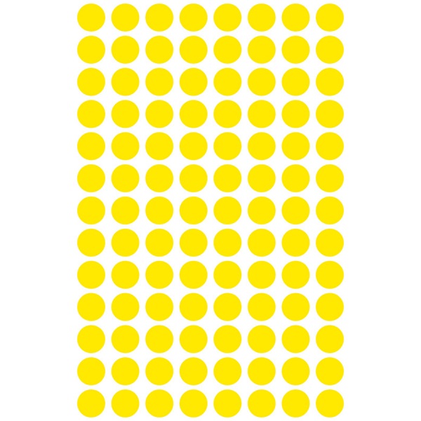 Avery 3013 8mm 416db-os sárga jelölőpont Avery 3013 8mm 416db-os sárga jelölőpont