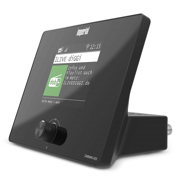 Imperial DABMANI420BK kompakt hibrid rádió (internet, DAB+, FM Hi-Fi tuner) Bluetooth®-szal
