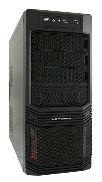 LC Power Case-Pro-925B Pro-Line Midi ATX ház 600W