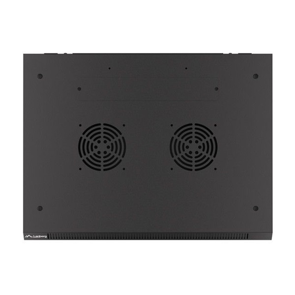 Lanberg 9U 19" fali rack szekrény 600x450mm fekete (WF01-6409-10B)