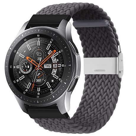 Mybandz 28895 ÁLLÍTHATÓ FONOTT SZÖVET ÓRASZÍJ /SZÜRKE/ 22MM