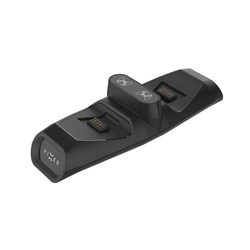 FIXED Kettős töltőállomás Xbox Series S, X kontrollerhez és One vezeték nélküli vezérlőkhöz Fekete