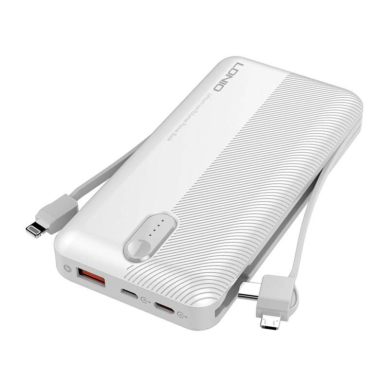 Powerbank LDNIO PL1013, 10000mAh + 3in1 cable (black) Powerbank LDNIO PL1013, 10000mAh + 3in1 cable (black)