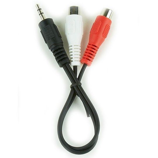 Gembird Cablexpert audio kábel Jack 3.5mm Male --> 2x RCA (CINCH) Female 20cm (CCA-406) Gembird Cablexpert audio kábel Jack 3.5mm Male --> 2x RCA (CINCH) Female 20cm (CCA-406)