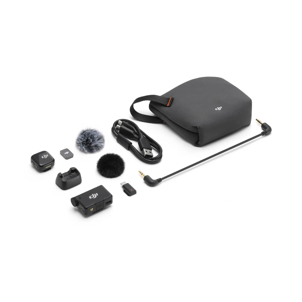 DJI Mic Mini (1 TX + 1 RX) (Mic) Mikrofon Fekete