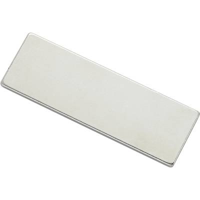 Mágneslap TRU COMPONENTS N35-451502 Ezüst (H x Sz) 45 mm x 15 mm Tartalom: 1 db Mágneslap TRU COMPONENTS N35-451502 Ezüst (H x Sz) 45 mm x 15 mm Tartalom: 1 db