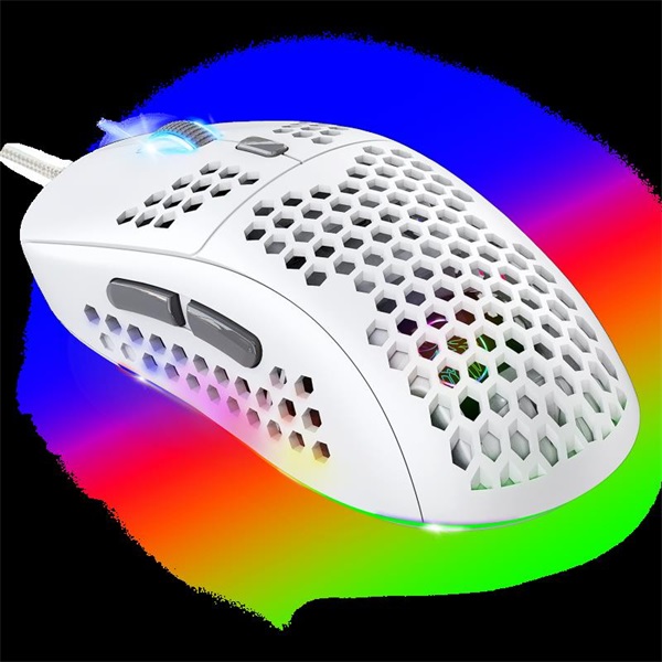 Spirit of Gamer S-PM4 RGB Arctic Egér Fehér 