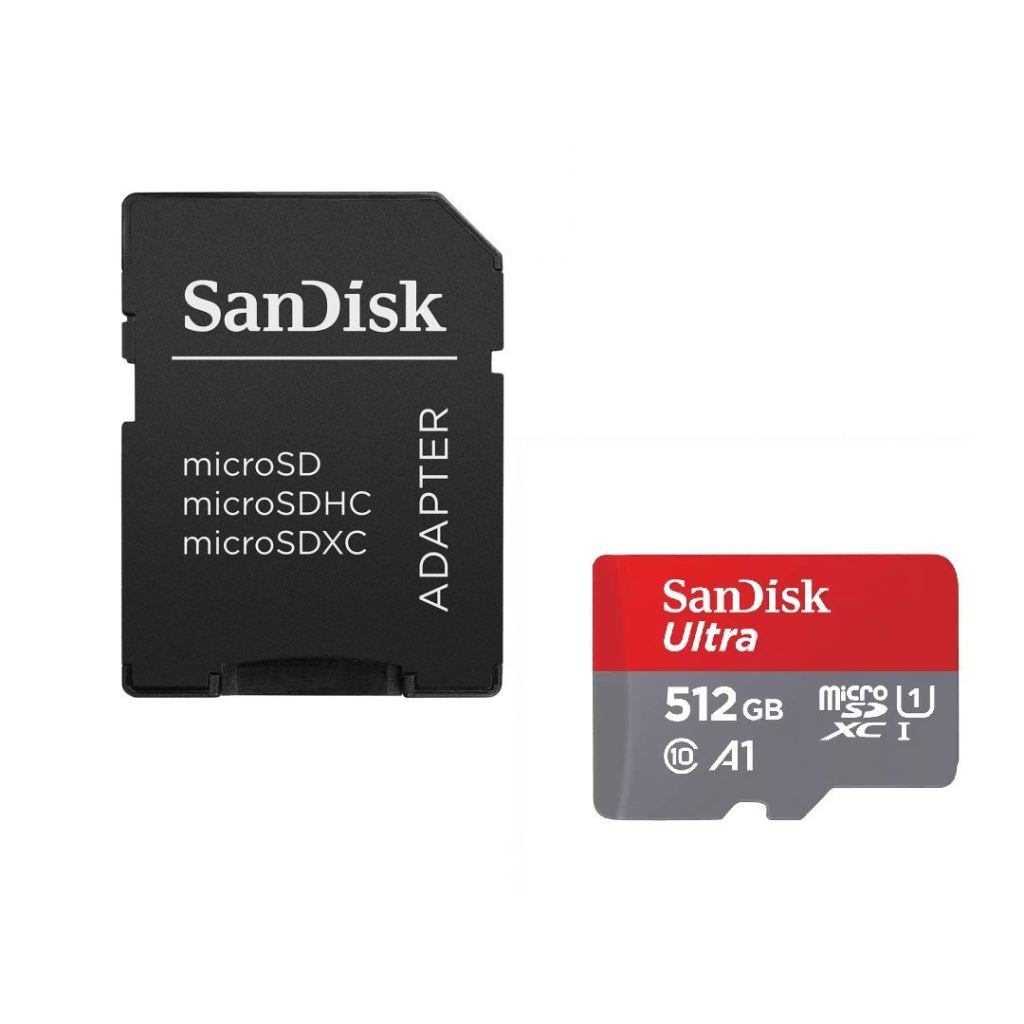 512GB microSDXC Sandisk Ultra CL10 A1 + adapter (SDSQUAC-512G-GN6MA / 215424) 512GB microSDXC Sandisk Ultra CL10 A1 + adapter (SDSQUAC-512G-GN6MA / 215424)
