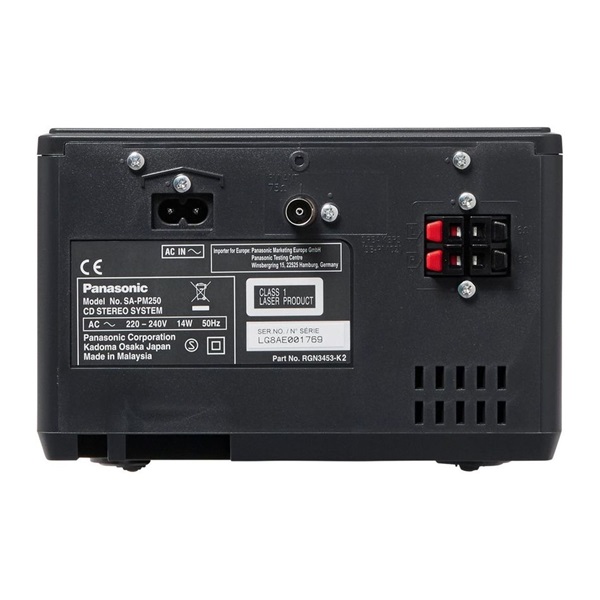 Panasonic SC-PM250EC-S Mikro Hi-Fi fekete-ezüst Panasonic SC-PM250EC-S Mikro Hi-Fi fekete-ezüst