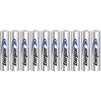 Mikroelem AAA, lítium, 1,5V, 10 db, Energizer Ultimate LR03, AAA, LR3, AM4M8A, AM4, S