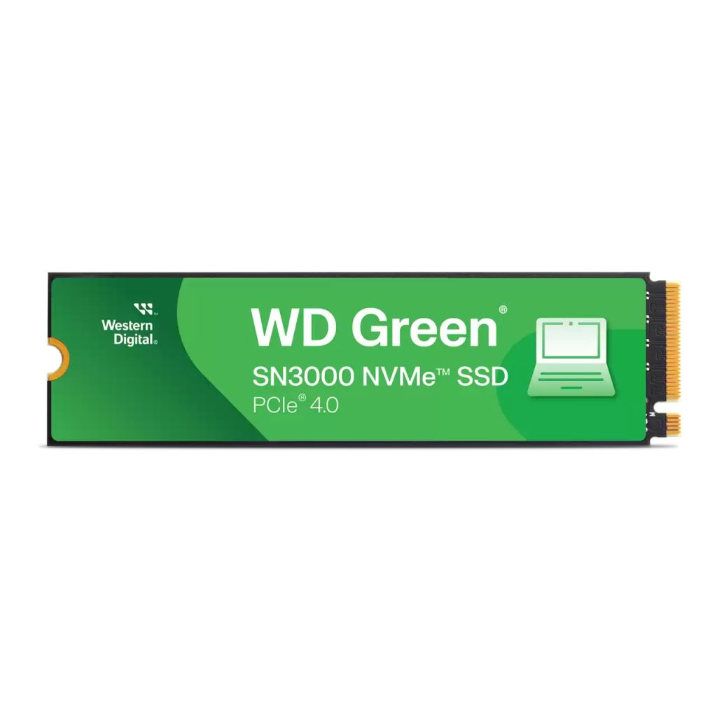 500GB WD Green SN3000 M.2 NVMe SSD meghajtó (WDS500G4G0E-00CPS0)