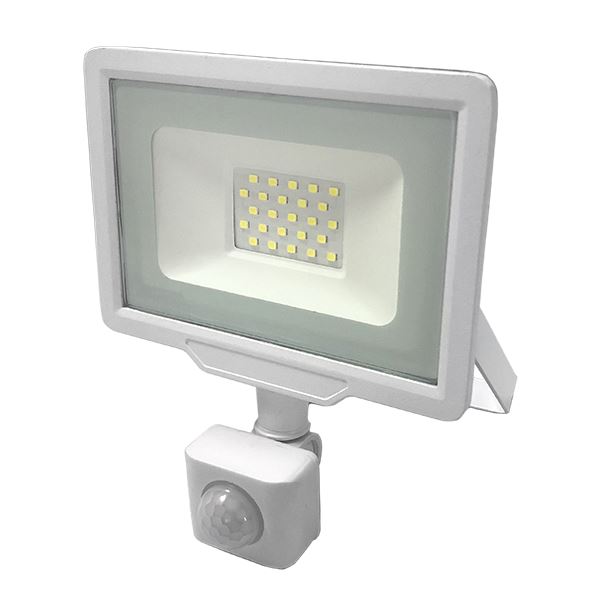 Optonica LED reflektor 20W SMD kültéri természetes fehér fehér szenzorral (FL20-B2 / 5934)