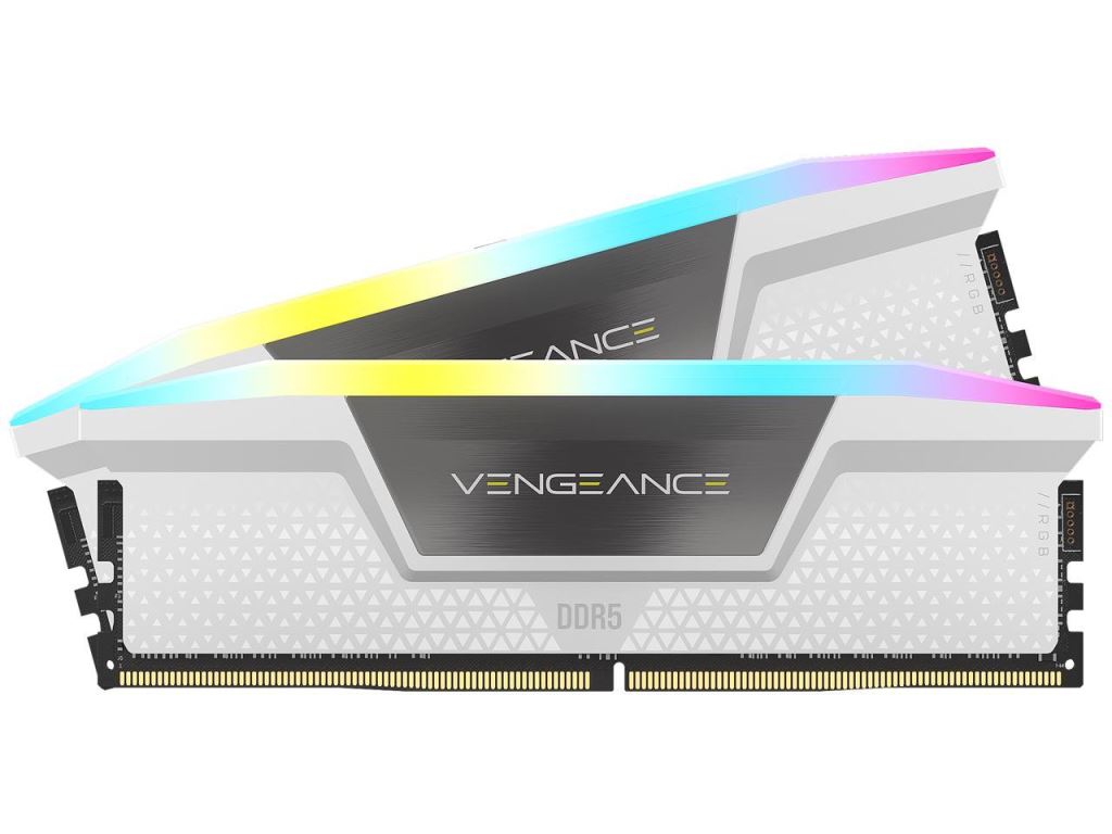 Corsair 32GB DDR5 6000MHz Kit(2x16GB) Vengeance RGB White RAM