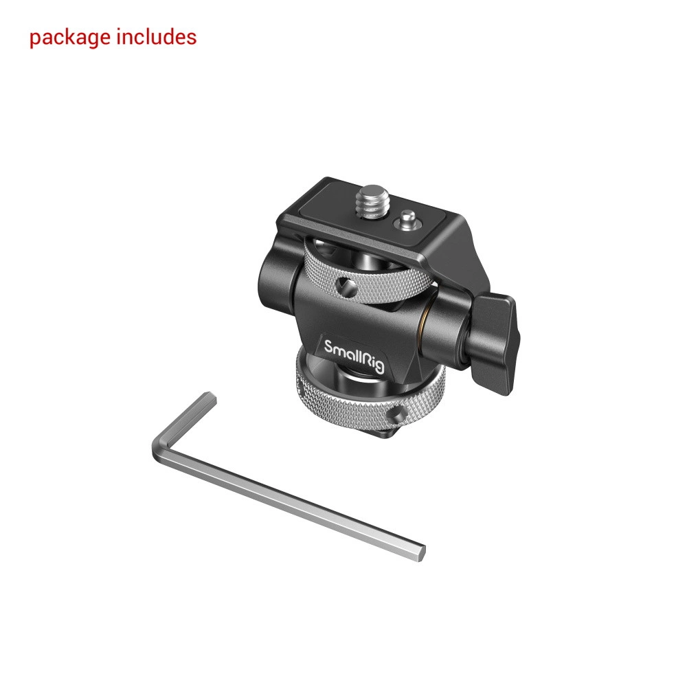 SMALLRIG Swivel and Tilt Adjustable Monitor Mount with Cold Shoe Mount  