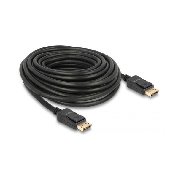 DeLock 84862 Displayport 1.2 apa > Displayport apa 10m fekete DeLock 84862 Displayport 1.2 apa > Displayport apa 10m fekete
