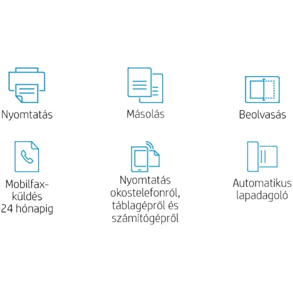 HP DeskJet Plus 4120E tintasugaras multifunkciós Instant Ink ready nyomtató (26Q90B)