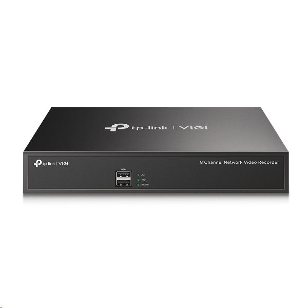 TP-Link VIGI NVR1008H 8 csatornás NVR fekete TP-Link VIGI NVR1008H 8 csatornás NVR fekete