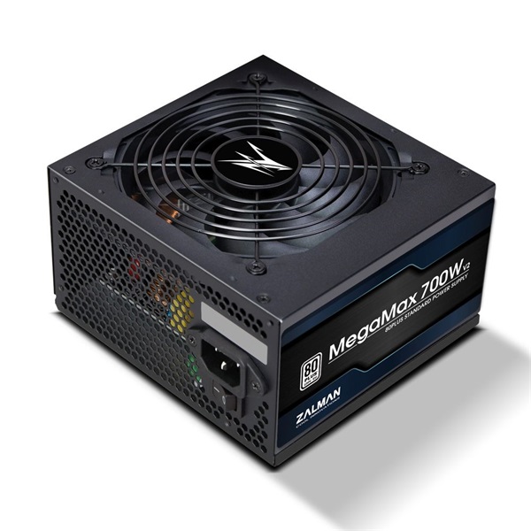 Zalman MegaMax ZM700-TXII(V2) 700W 80+ ventillátorral dobozos tápegység Zalman MegaMax ZM700-TXII(V2) 700W 80+ ventillátorral dobozos tápegység