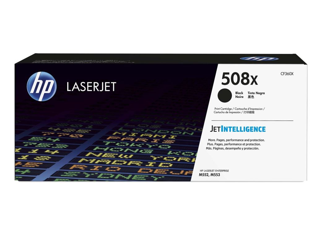 HP 508X nagy kapacitású fekete toner (CF360X) HP 508X nagy kapacitású fekete toner (CF360X)