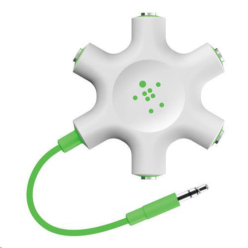 Belkin sztereó audió jack osztó fehér (F8Z274BT)