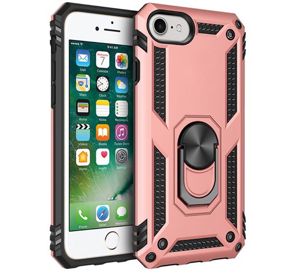 Defender műanyag telefonvédő (közepesen ütésálló, szilikon belső, telefontartó gyűrű, beépített fémlemez) ROZÉARANY [Apple iPhone SE ... Defender műanyag telefonvédő (közepesen ütésálló, szilikon belső, telefontartó gyűrű, beépített fémlemez) ROZÉARANY [Apple iPhone SE ...