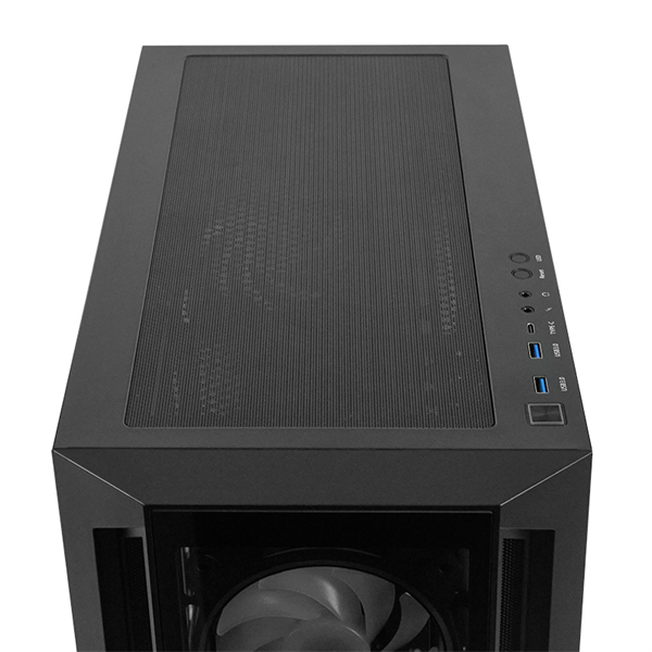 CHIEFTEC  Gaming APEX GA-01B-TG-OP ATX RGB  4xRGB Ventillátor Edzett Üveg Számítógépház fekete
