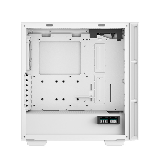 DeepCool Számítógépház - CH560 Digital WH (fehér, 3x14cm + 1x12 venti, Mini-ITX / Micro-ATX / ATX / E-ATX, 2xUSB3.0)