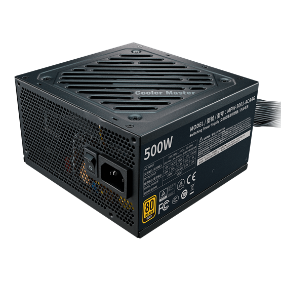 Cooler Master 500W G500 Gold MPW-5001-ACAAG-NL Tápegység Bulk Cooler Master 500W G500 Gold MPW-5001-ACAAG-NL Tápegység Bulk