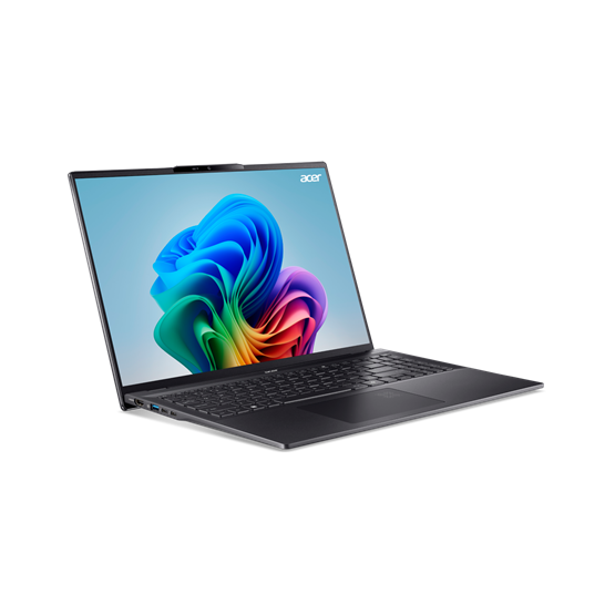 Acer Swift 16 AI SF16-51-93P3 - Windows® 11 Home - Jégfekete - OLED Acer Swift 16 AI SF16-51-93P3 - Windows® 11 Home - Jégfekete - OLED
