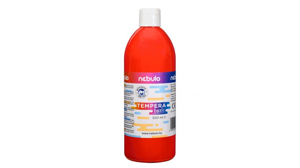 Nebulo folyékony állagú temperafesték 500ml piros (NTF-500-PI) Nebulo folyékony állagú temperafesték 500ml piros (NTF-500-PI)