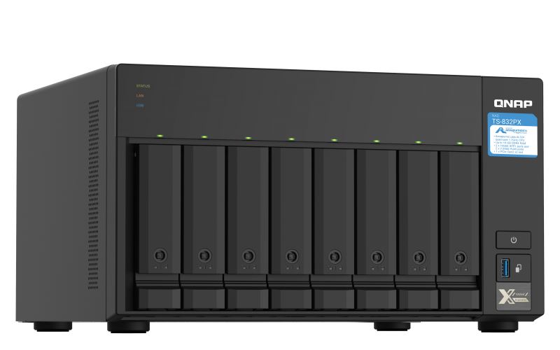 QNAP TS-832PX-4G hálózati adattároló NAS